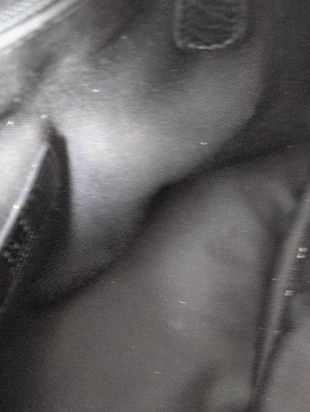 Black Leather Tote Shoulder Bag